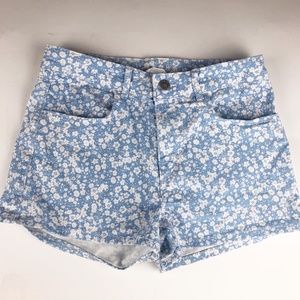 NWOT H&M Floral Print Shorts, Size 13/14